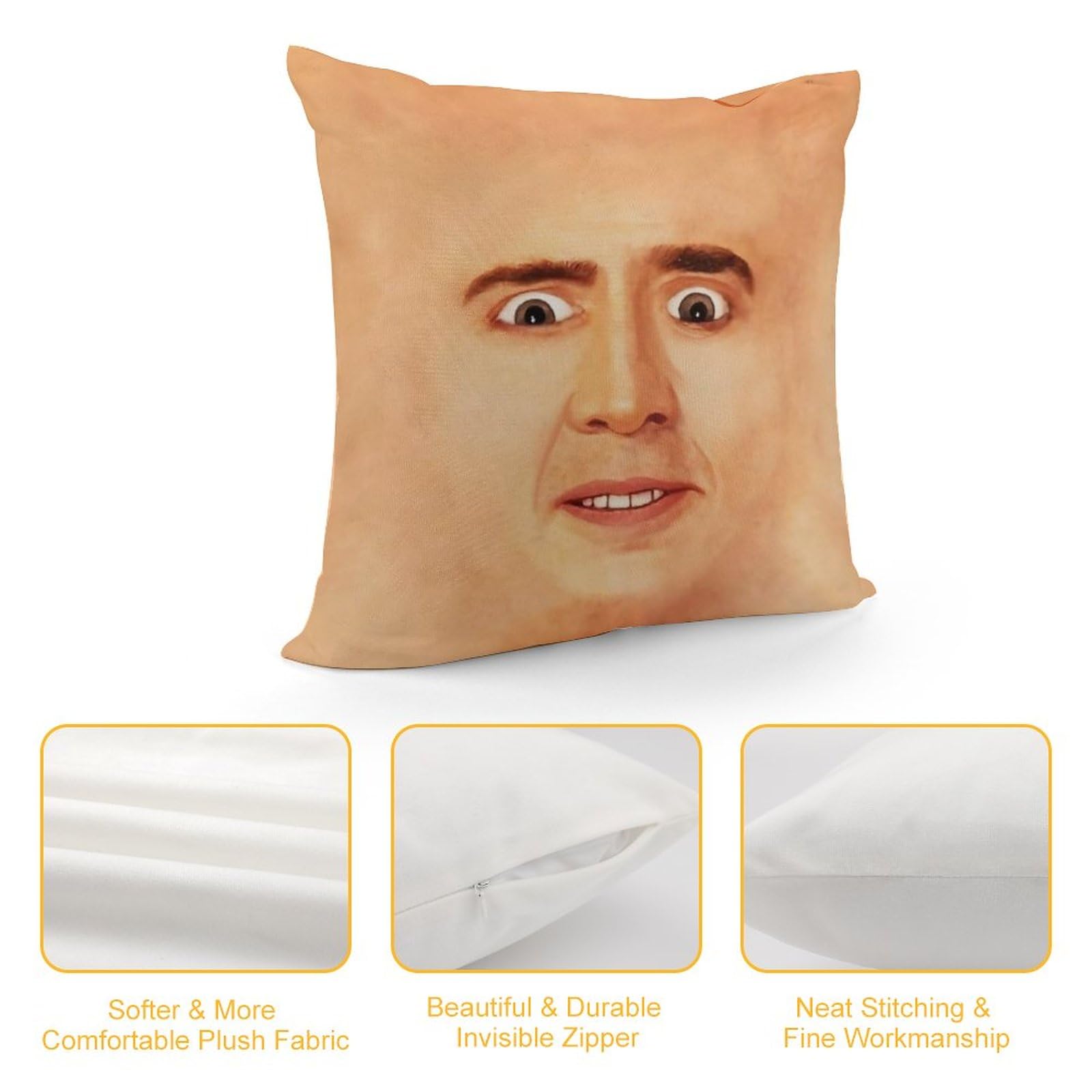Amazon.co.jp: 枕カバー ニコラス・ケイジ Nicolas Cage クッション
